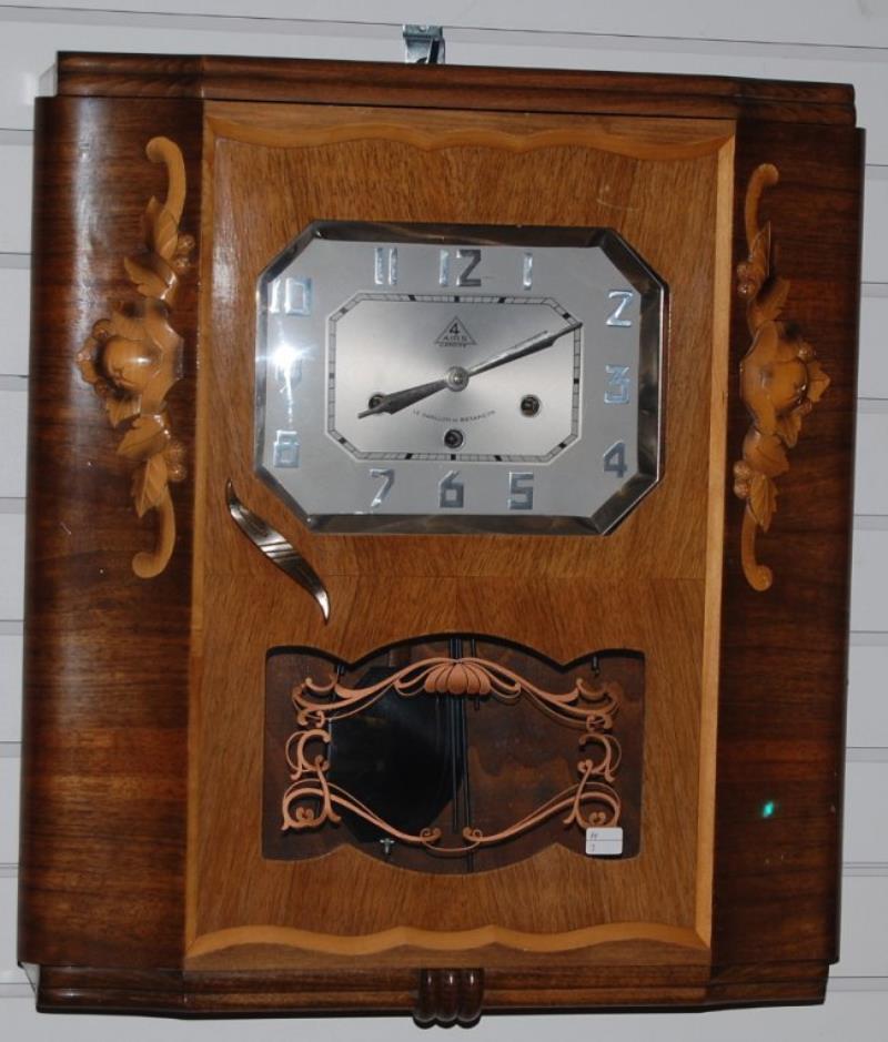 French Airs Carillon Art Deco Clock