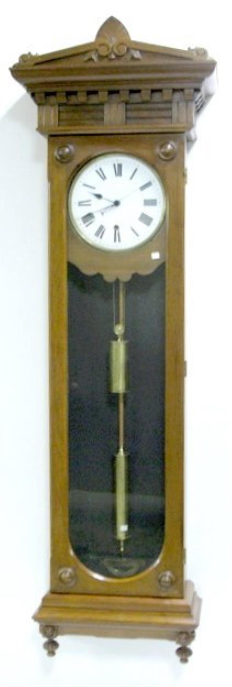 New Haven No.10 Walnut Hanging Regulator