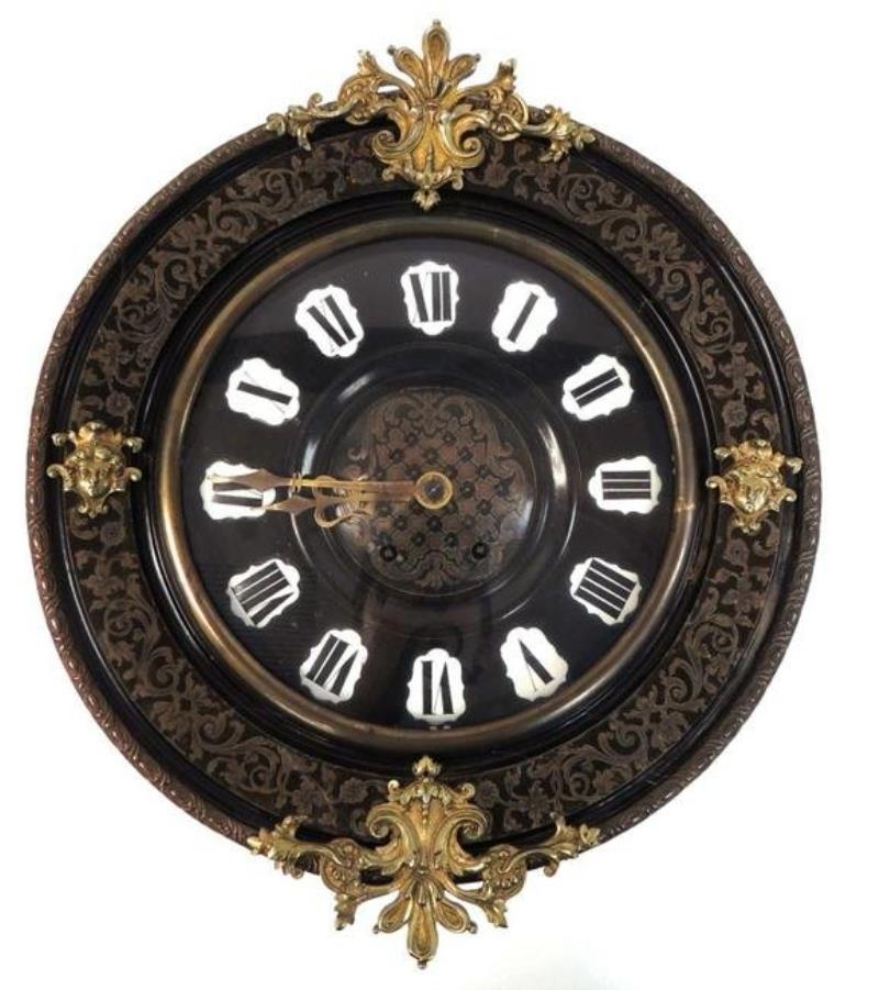 French Eight Day wall clock