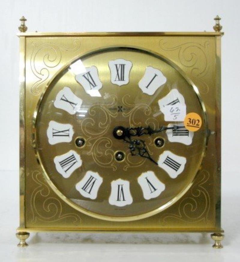 Brass Howard Miller Chime Clock