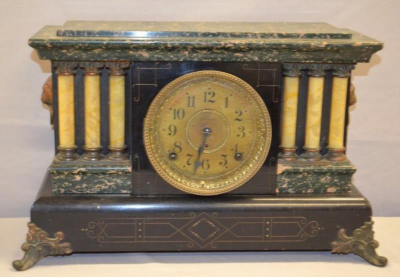 Antique Seth Thomas 6 Column Mantel Clock