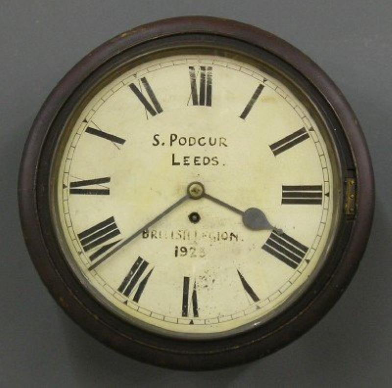 English Fusee gallery clock