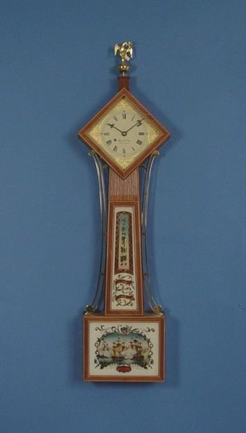 Wayne R. Cline Banjo Wall Clock