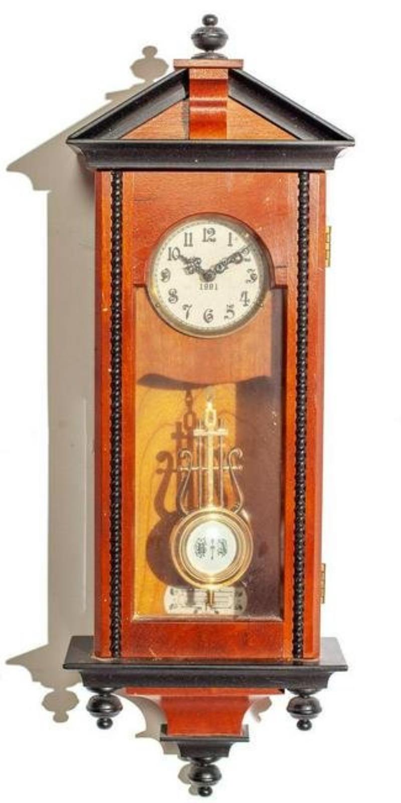 Miniature Vienna Regulator Clock, Circa 1981