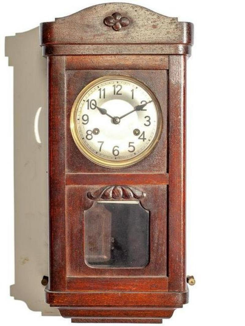 Miniature German Box Clock