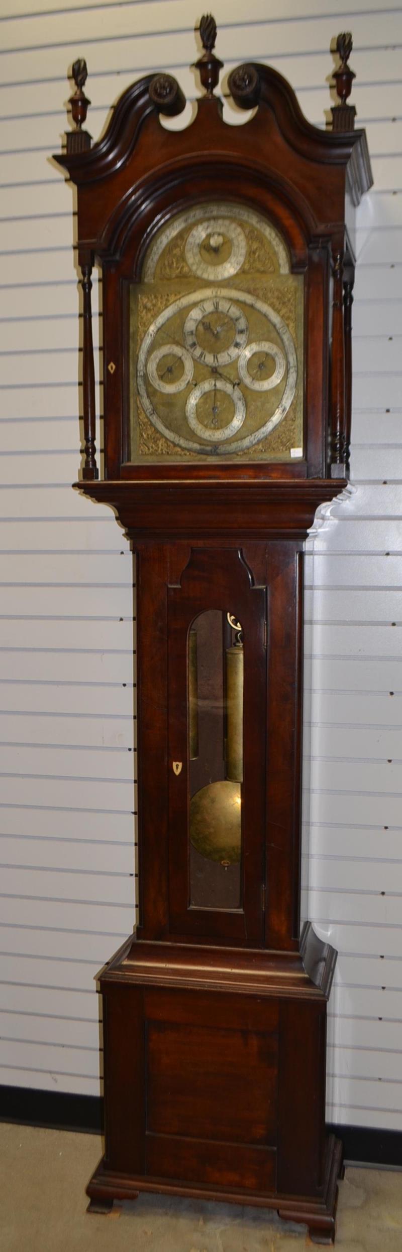 Antique 5 Dial Astronomical Tallcase Clock