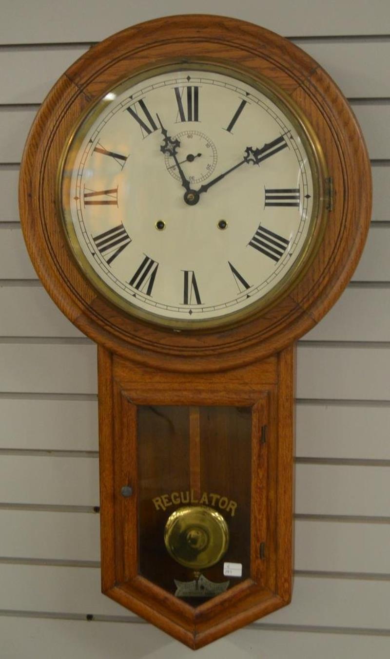 Antique Waterbury Admiral Reg. Wall Clock