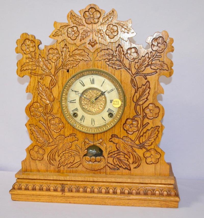 Antique Gilbert Champion-O Cabinet Clock