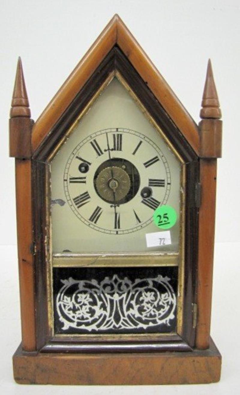 Miniature Empire Steeple Clock