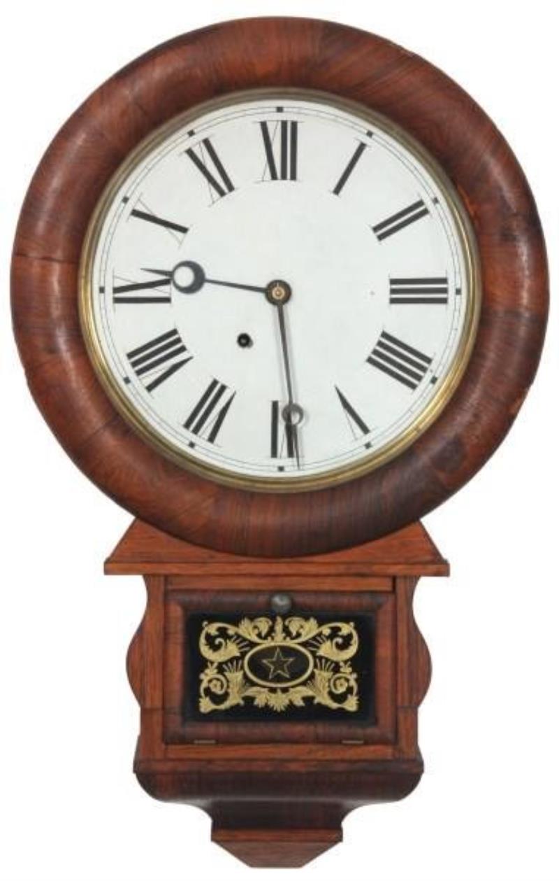 Ansonia "Drop Extra" Wall Clock