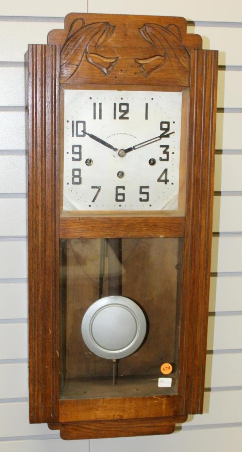 Antique Westminster Chime Wall Clock