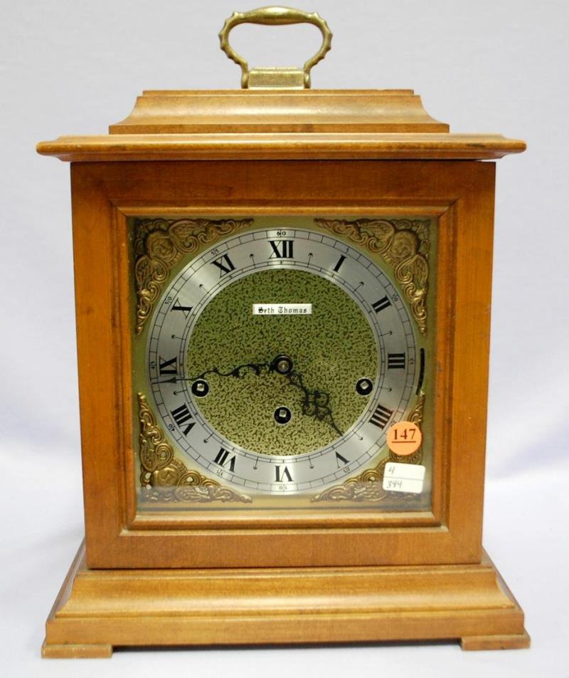 Antique Seth Thomas Westminster Chime Bracket Clock