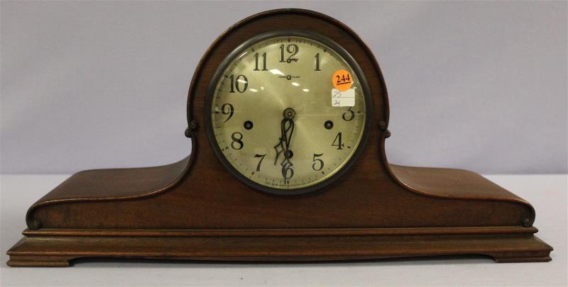 Antique New Haven Tambour Westminster Chime Clock