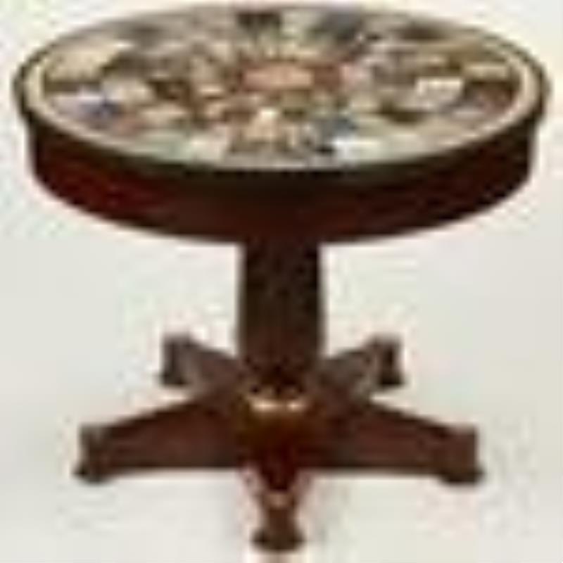 French Empire Style table clock