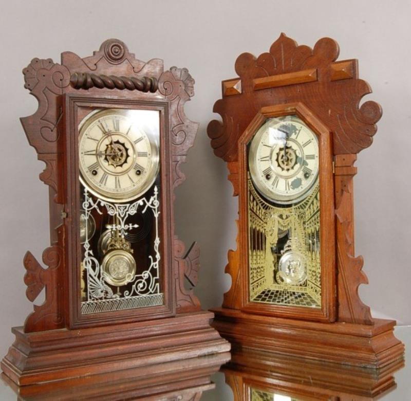 2 Waterbury Mantel Clocks