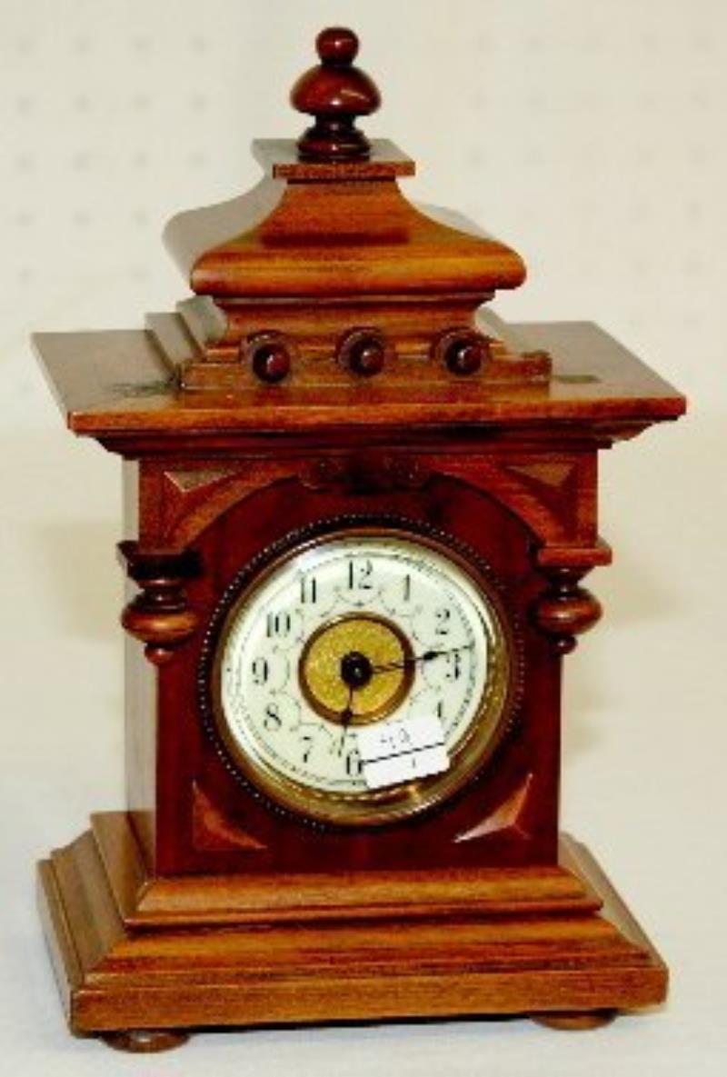 Junghans Miniature Walnut Shelf Clock