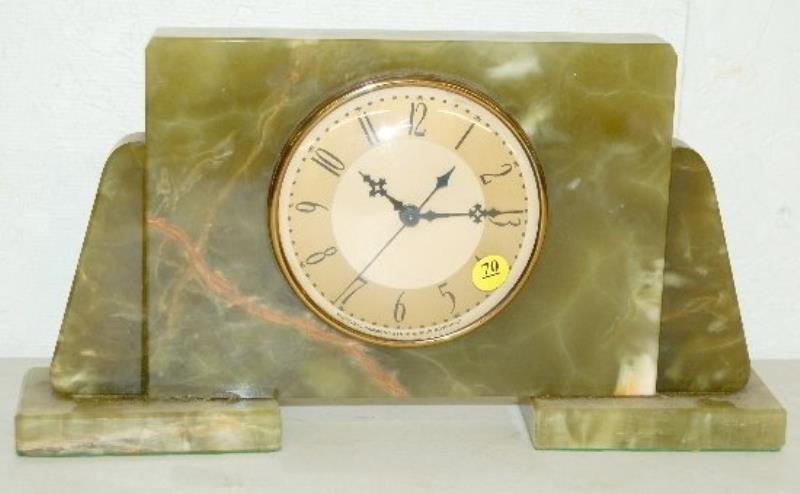 Whitehill Hammond Electric Onyx Mantel Clock