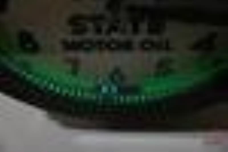 21\\\” Quaker State Motor Oil Neon Spinner Clock TAC 9