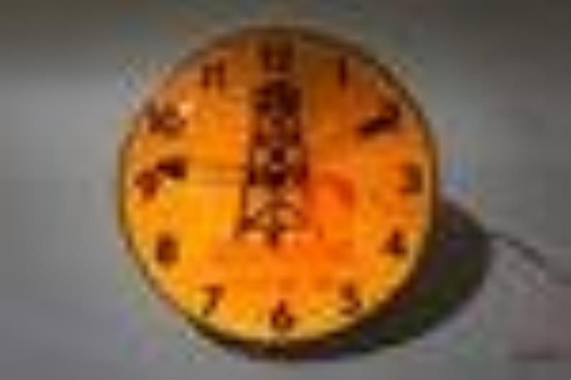 15\\\” Kendall Motor Oil Derreck Logo Lighted Clock TAC 7