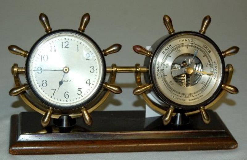 Chelsea Desk Clock Barometer Set