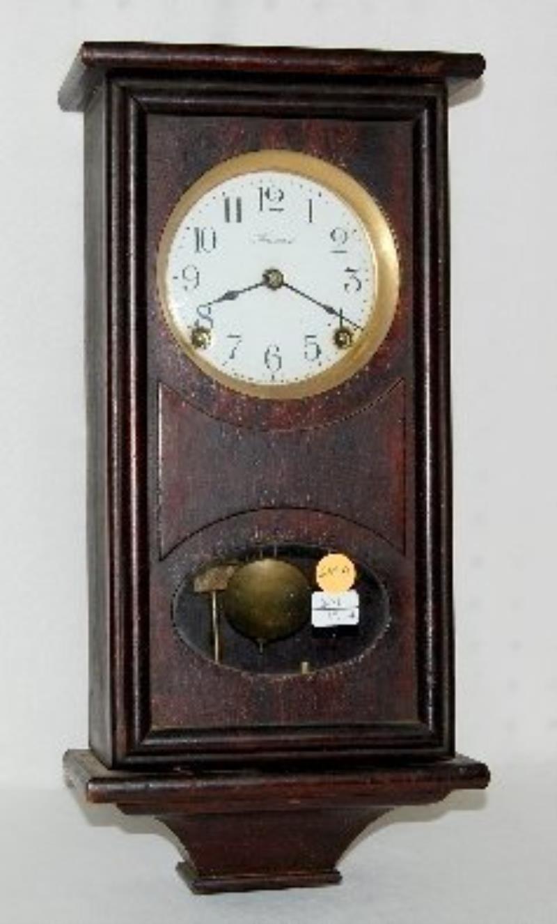 Ansonia “Lima” Hanging Clock, 8 Day, T & S