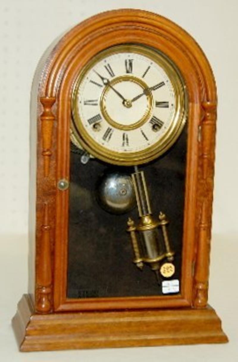 Atkins Round Top Shelf Clock