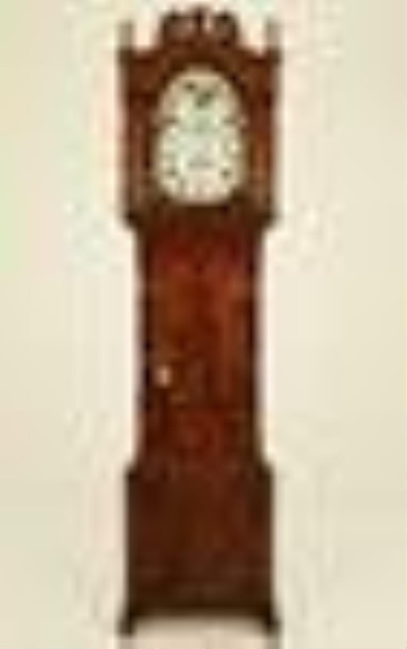English Yorkshire mahogany grandfather clock Price Guide