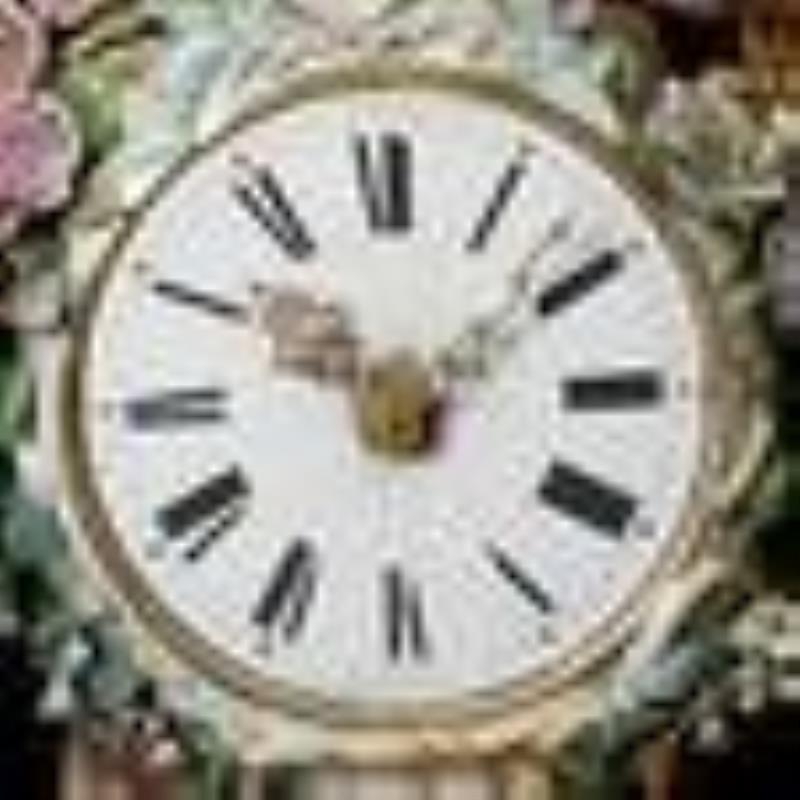 Meissen Shackled Prometheus Porcelain Clock