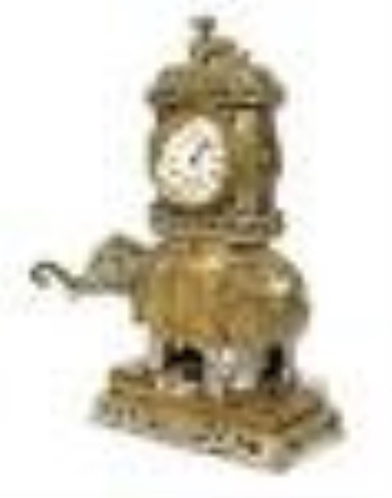 Seth Thomas Figure Elephant Clock