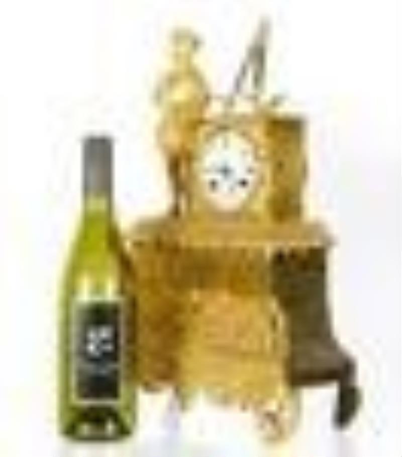 French Bronze Figural Artist Mantle Clock