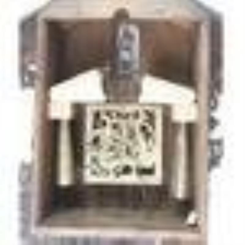 Black Walnut Trumpeter Cuckoo Clock