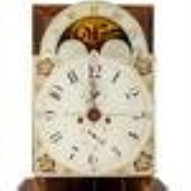Federal American Tall Case Clock, Jacob Hagey