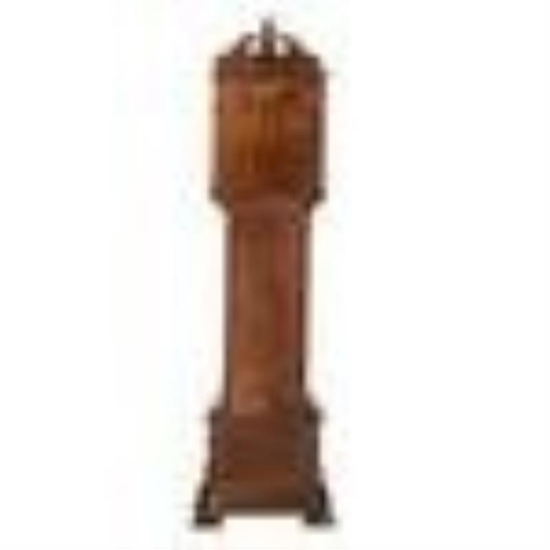 American Carved Wood Tall Case Clock Watch Hutch
