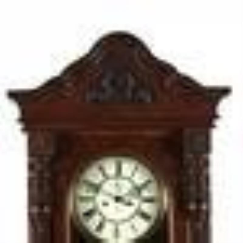 Gustav Becker, Antique Viennese Walnut Regulator Wall Clock