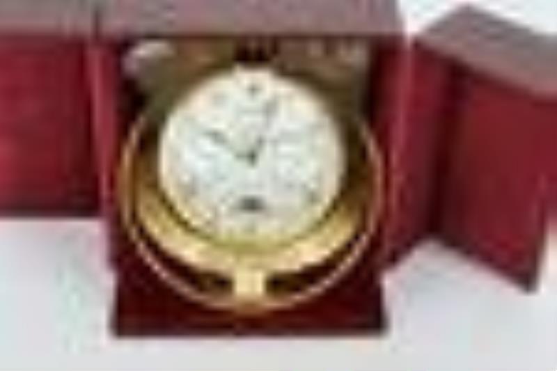 Jean Roulet \\\” Le Locle\\\” World Time Moon Face Clock