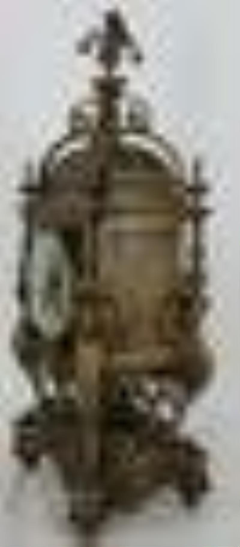 Tiffany & Co Bronze Cathedral Style Clock