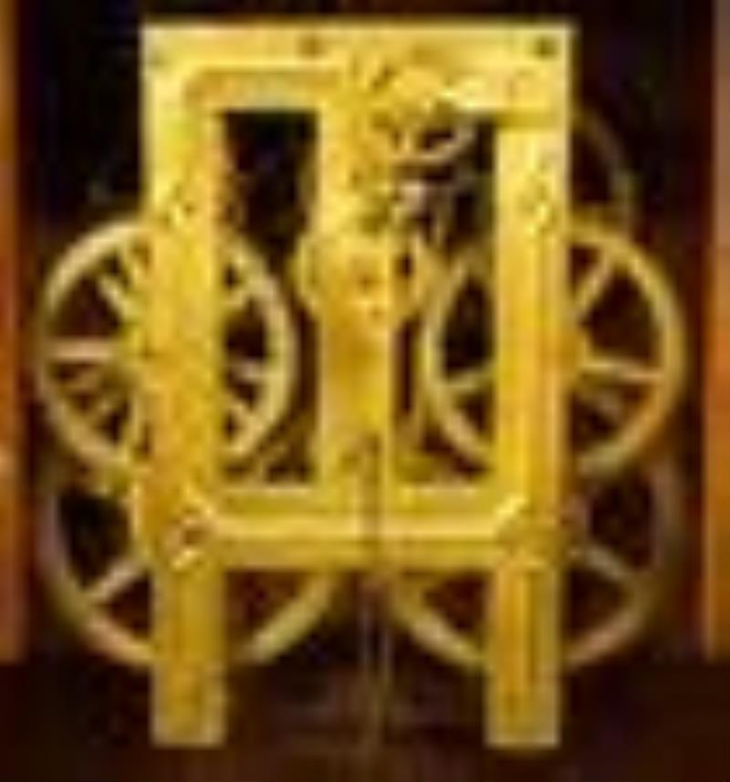 E O Goodwin Mini Double Decker Shelf Clock