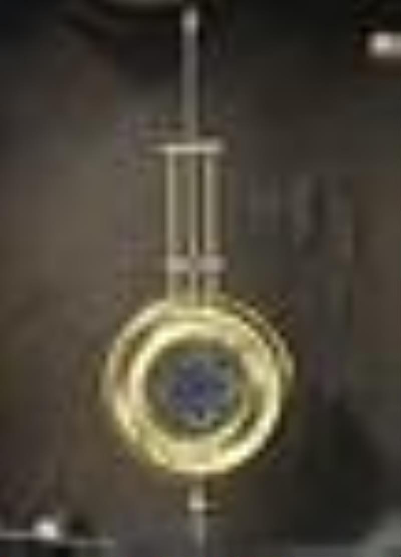 P Haas Carved Wall Clock