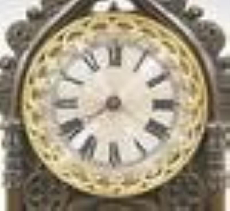Bronze Fountain Novelty Clock