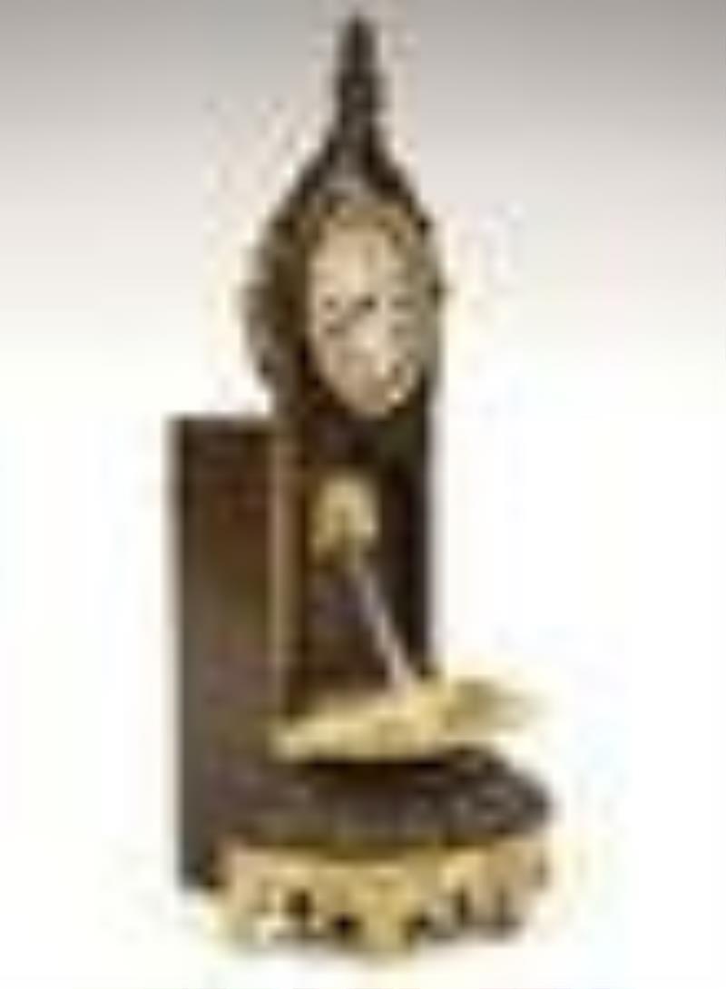 Bronze Fountain Novelty Clock