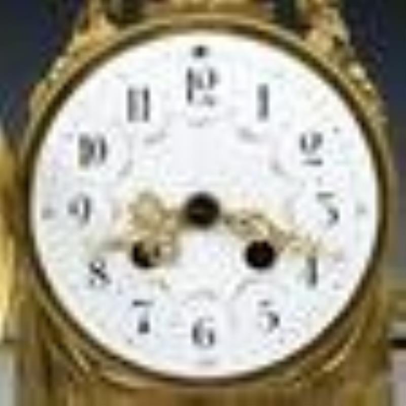 A D Mougin French Mantel Clock