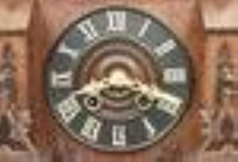 German Automaton Shelf Clock