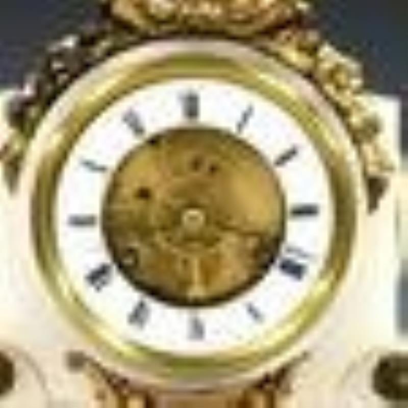 Farcot Woman On A Swing Mantel Clock