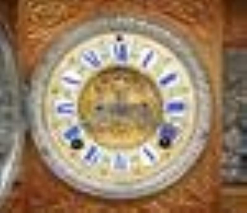 Ansonia Columbia Figural Clock