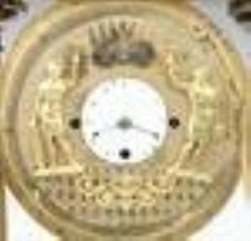 Austrian Jacquemart Portico Clock