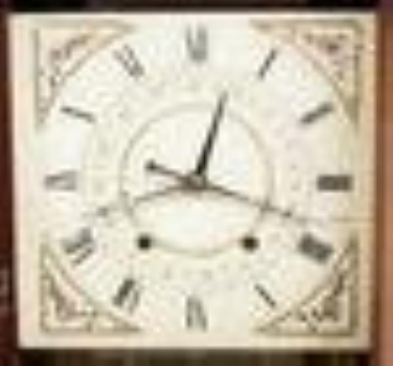 E Terry & Sons Pillar And Scroll Shelf Clock