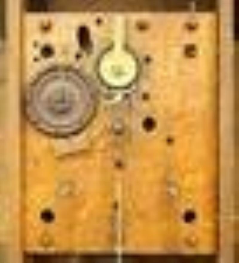 E Terry & Sons Pillar And Scroll Shelf Clock