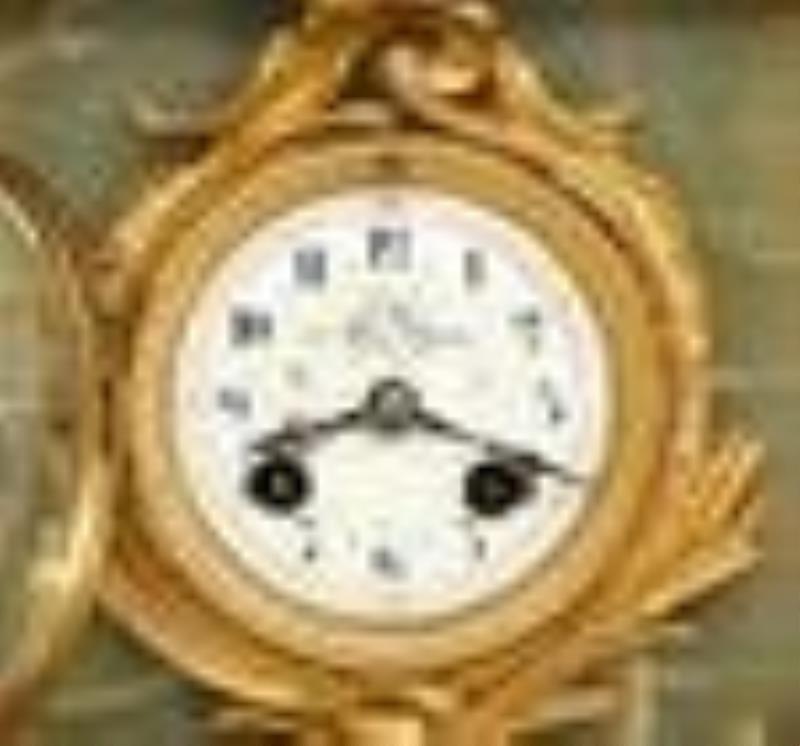 A D Mougin French Figural Clock