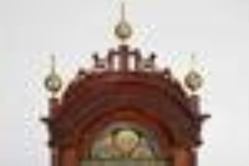 Rare American Chippendale Musical Tall Case Clock