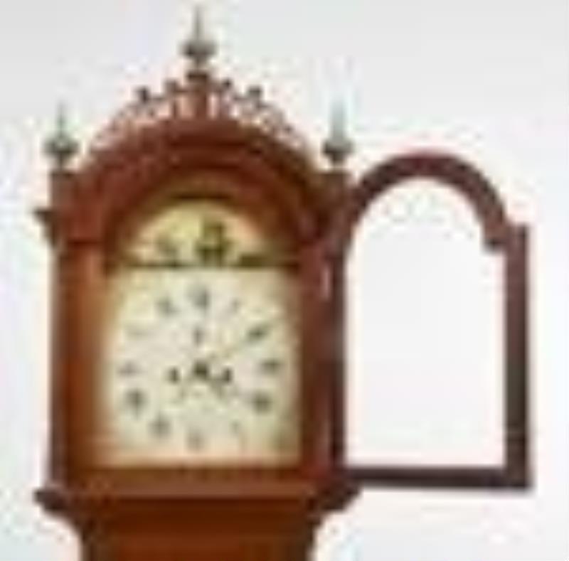 Fine New England Federal Tall Case Clock